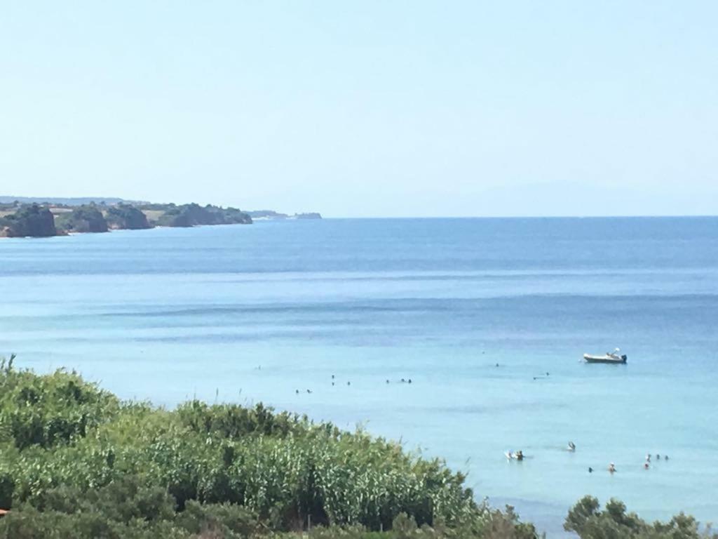 Magnificent Seascape Villa On A Secluded Beach Nea Moudania Dış mekan fotoğraf